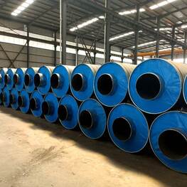 鋼套鋼蒸汽防腐保溫鋼管